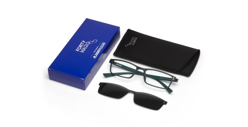 Lunettes de vue FORTY MAGIC M4UGR01 vert - Vue de face