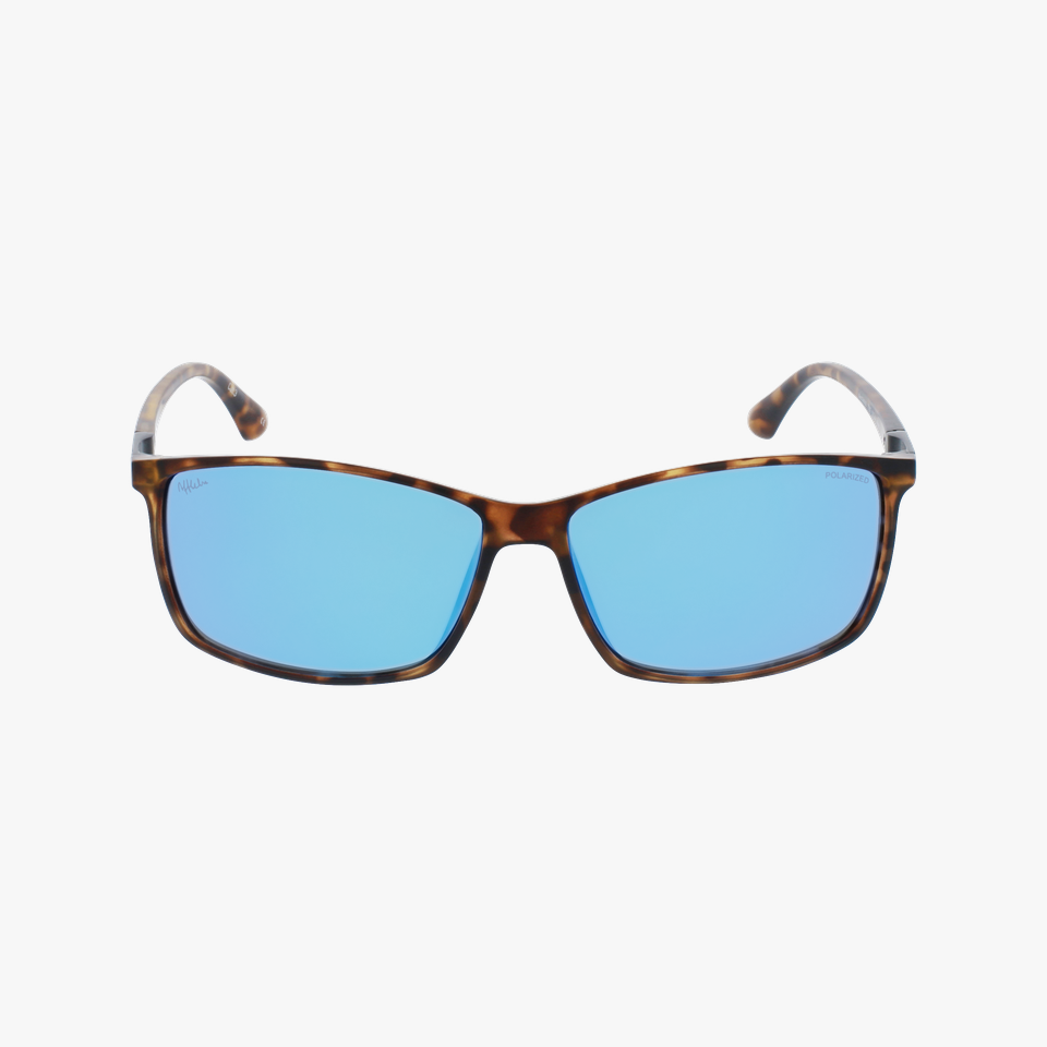 Lunettes de soleil homme SHAUN POLARIZED écaille - Vue de face