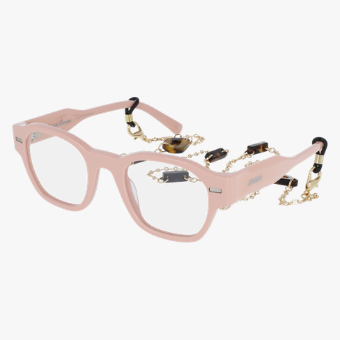 Lunettes de vue femme CARACTÈRES AUTHENTIQUE rose/dorée