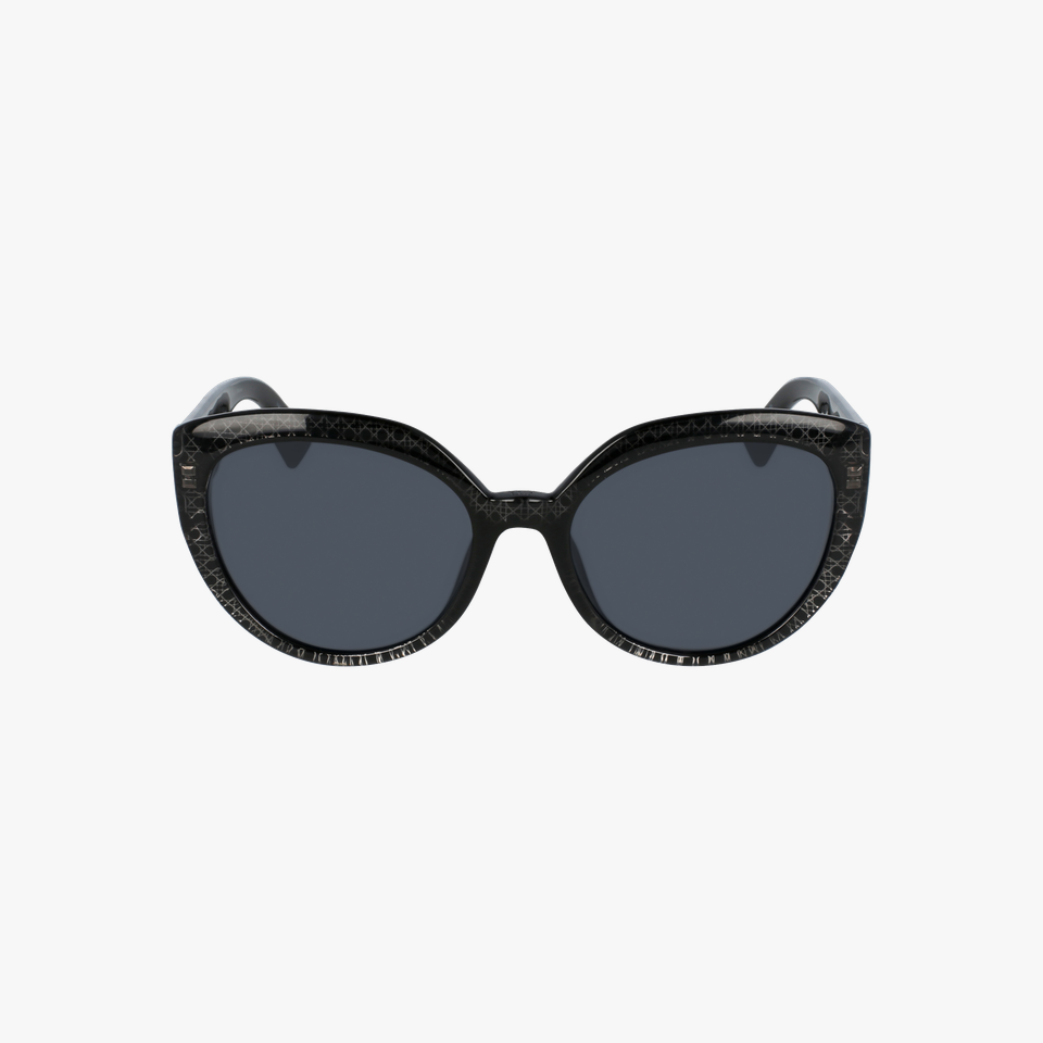 Lunettes de soleil femme DDIORF argenté - Vue de face