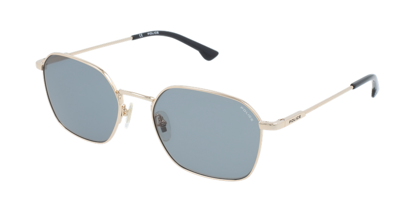 LUNETTES DE SOLEIL homme SPL970 doré - vue de 3/4