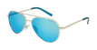 LUNETTES DE SOLEIL enfant PLD 8015/N doré - vue de 3/4
