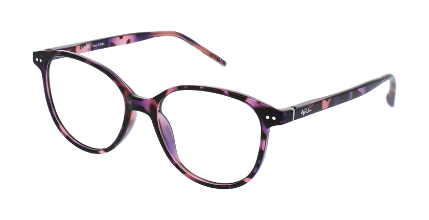 LUNETTES DE VUE enfant TANIA écaille/violet - Vue de face