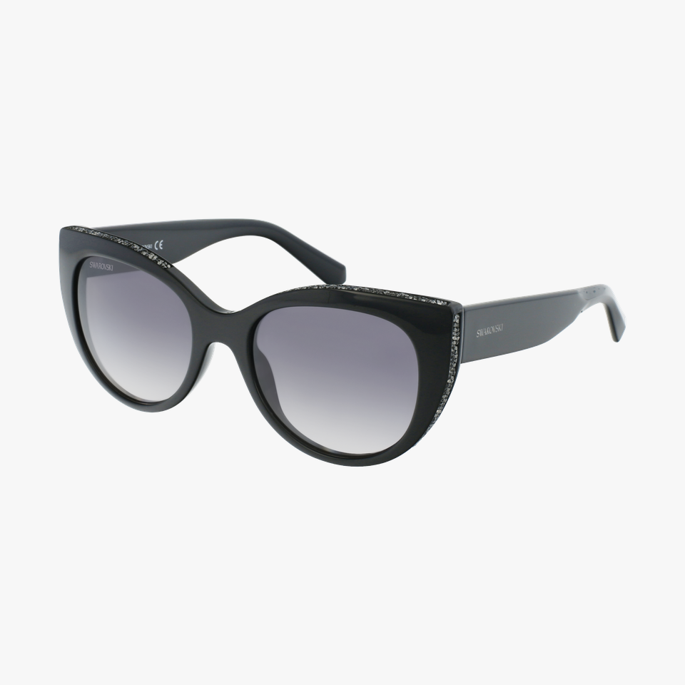 Lunettes de soleil femme SK0202 noir - Vue de 3/4