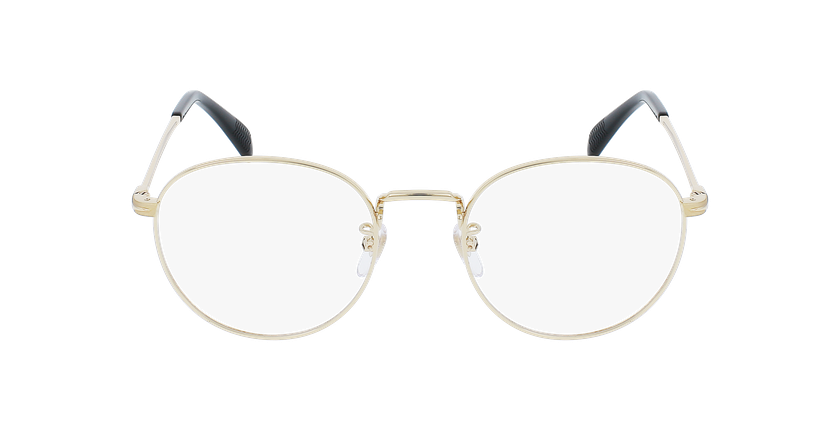Lunettes de vue homme DB 1015 dorée - Vue de face