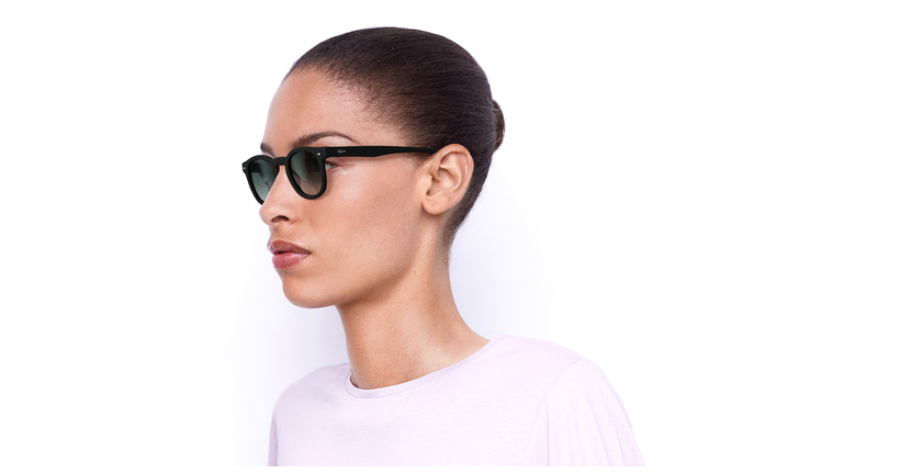 LUNETTES DE SOLEIL KIWI noir - Vue de face