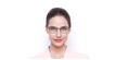 LUNETTES DE VUE femme DIORESSENCE13 doré - Vue de face