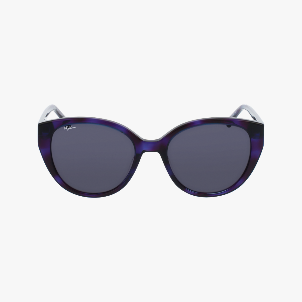 Lunettes de soleil femme SUZANNE violet - Vue de face