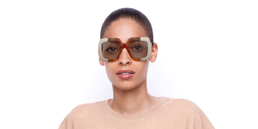 LUNETTES DE SOLEIL femme GG1022S beige/écaille