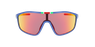 Lunettes de soleil AZUL bleu/rouge