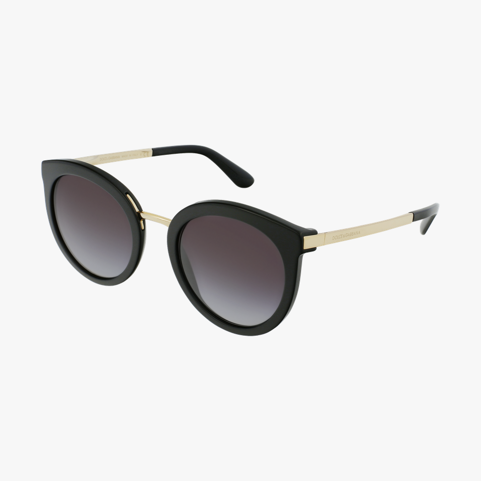 Lunettes de soleil femme 0DG4268 noir - Vue de 3/4