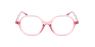 Lunettes de vue enfant CALIE rose/dorée