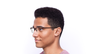 LUNETTES DE VUE homme MAGIC 105 rouge - vue de 3/4