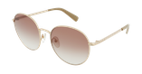 LUNETTES DE SOLEIL femme LO101S doré - vue de 3/4