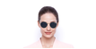 LUNETTES DE SOLEIL femme BA5004S argenté - Vue de face