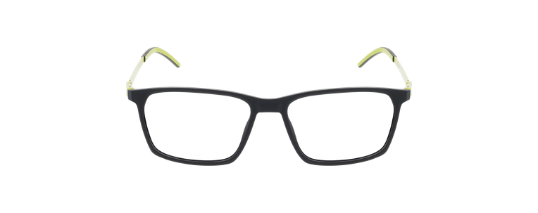 Lunettes de vue homme MAGIC273 noir/vert - Vue de face