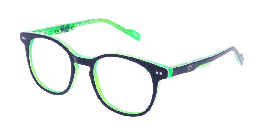 Lunettes de vue enfant 3 bleu - Vue de face