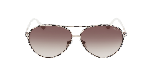 LUNETTES DE SOLEIL femme GU7847 doré Vue de face
