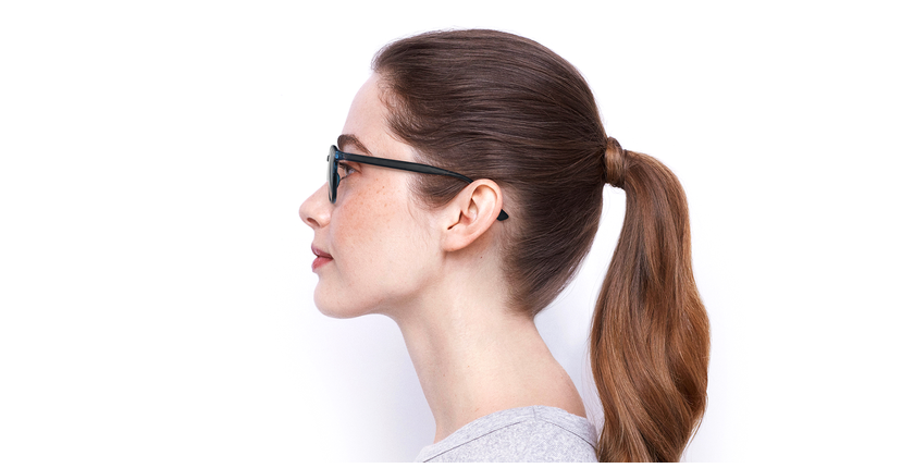 Lunettes de vue femme RZERO 36 bleu - Vue de face