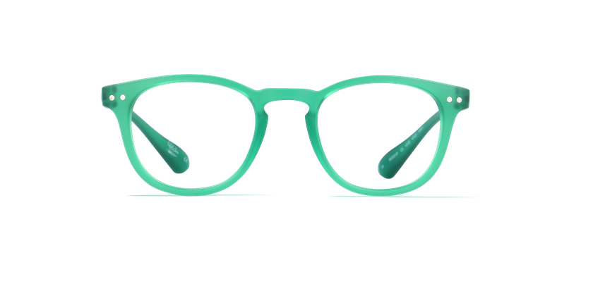 LUNETTES DE VUE BLUE BLOCK MIXTE vert - Vue de face