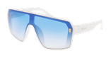 Lunettes de soleil femme MAGIC SUNNY FUTUNA blanc - Vue de face