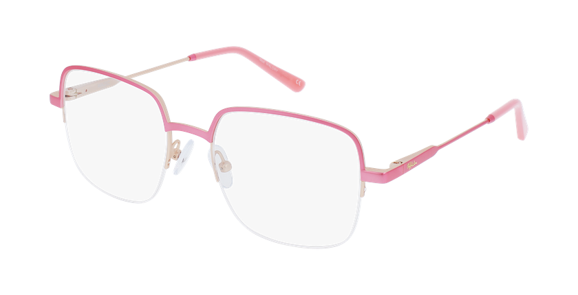 LUNETTES DE VUE femme MAGIC MALORY rose/doré - Vue de face