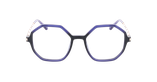 Lunettes de vue femme DIANE violet - Vue de face