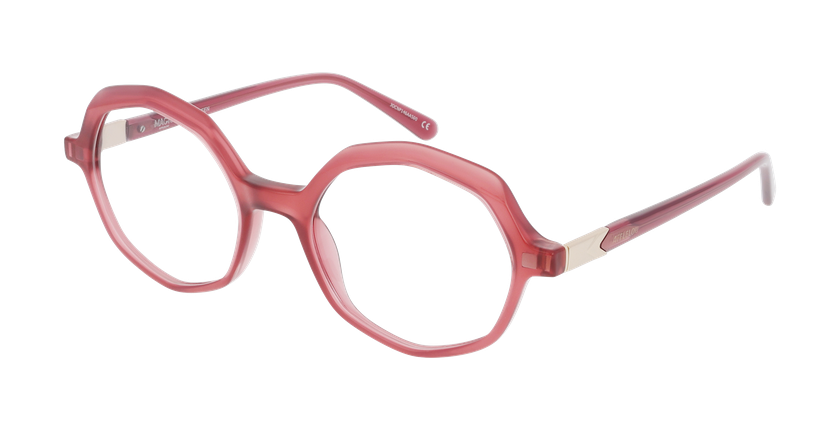 Lunettes de vue femme LAUREEN rose - Vue de face