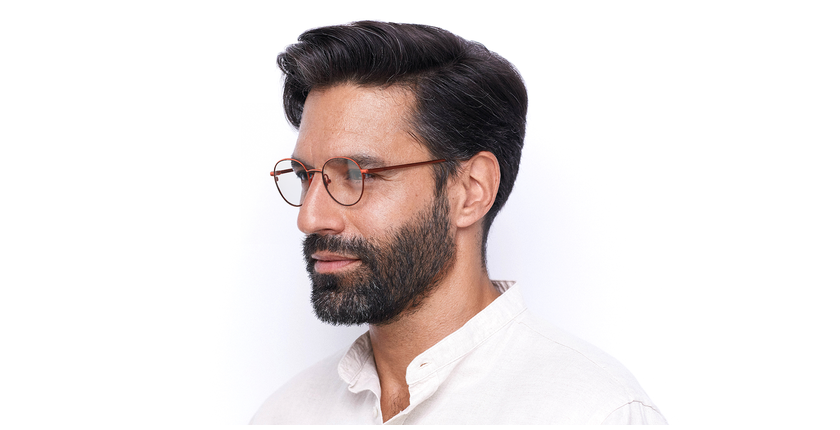 LUNETTES DE VUE homme MAGIC 155 orange/marron - Vue de face