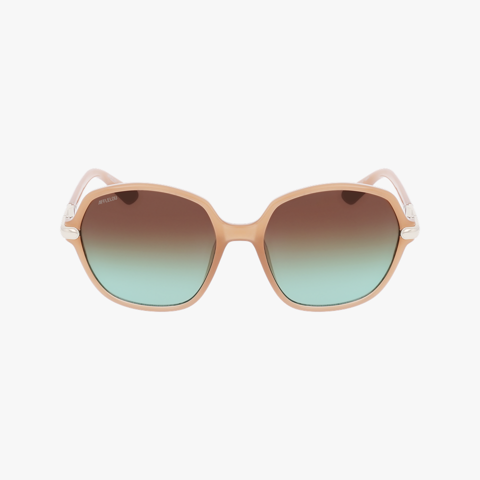 Lunettes de soleil femme ISIS rose/dorée - Vue de face