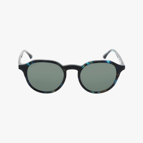 Lunettes de soleil homme COMETE écaille/vert Vue de face