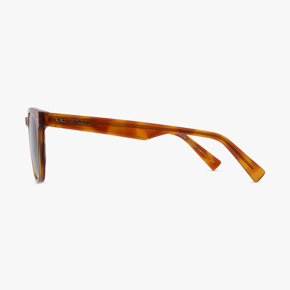 Lunettes de soleil homme KERIAN écaille - Vue de face