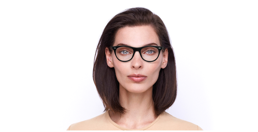 Lunettes de vue 0RX2185V noir - Vue de face