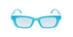 LUNETTES DE SOLEIL femme MONTGOMERY bleu - Vue de face