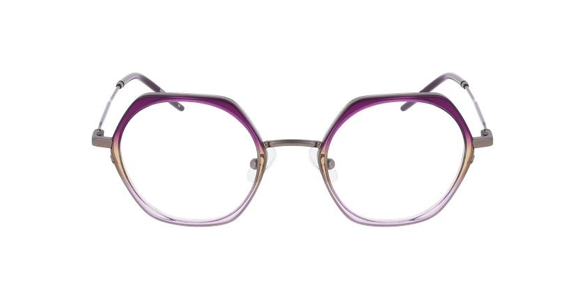 Lunettes de vue femme MAGIC220 violet - Vue de face
