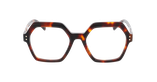 Lunettes de vue femme CARACTÈRES COQUETTE écaille - Vue de face