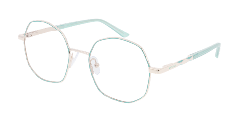 Lunettes de vue femme MAGIC290 vert - Vue de face