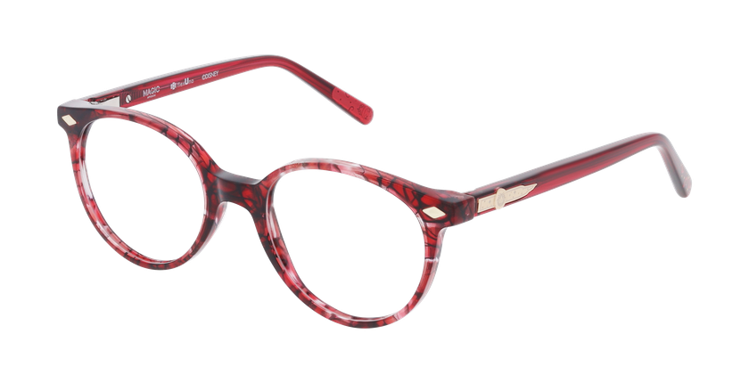 Lunettes de vue enfant 6 rouge - Vue de face