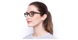 LUNETTES DE VUE femme RITA écaille violet - Vue de face
