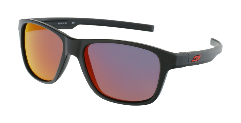 LUNETTES DE SOLEIL enfant CRUISER noir/rouge - vue de 3/4