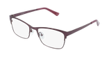 Lunettes de vue femme RZERO9 rouge - Vue de 3/4