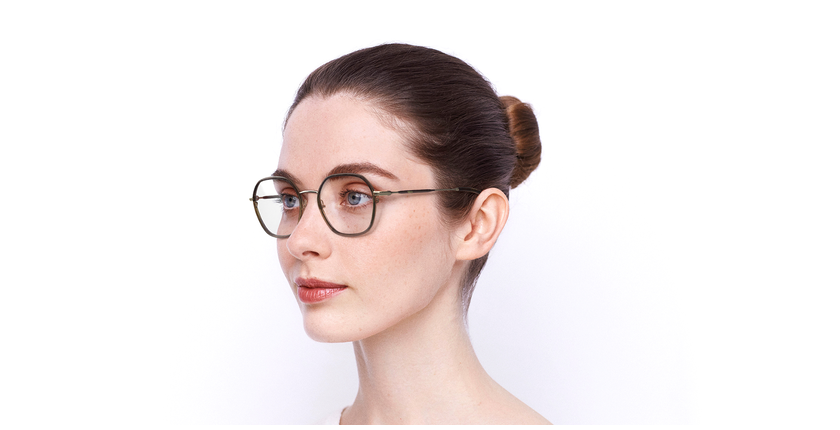 LUNETTES DE VUE femme MAGIC 187 marron - Vue de face