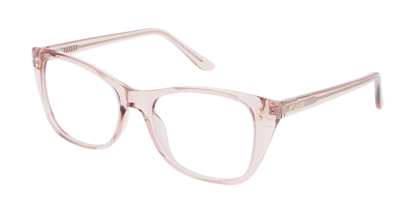 Lunettes de vue femme DEVA rose - Vue de face