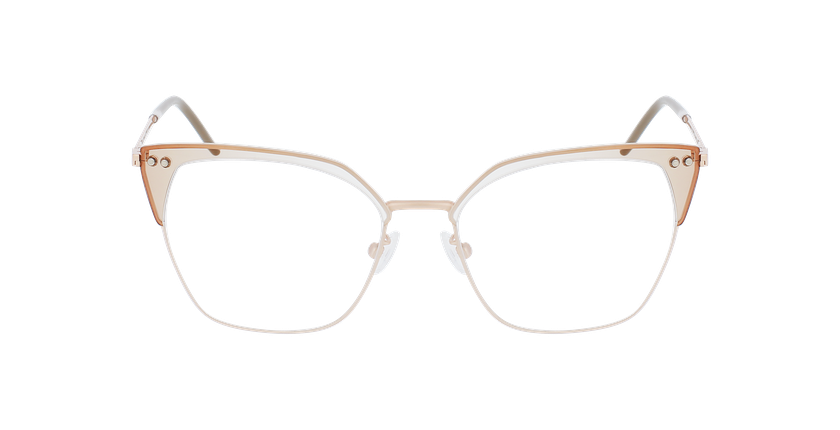 LUNETTES DE VUE femme MAGIC 201 beige/marron - Vue de face