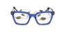 Lunettes de vue femme CARACTÈRES MYSTERIEUSE bleu/violet