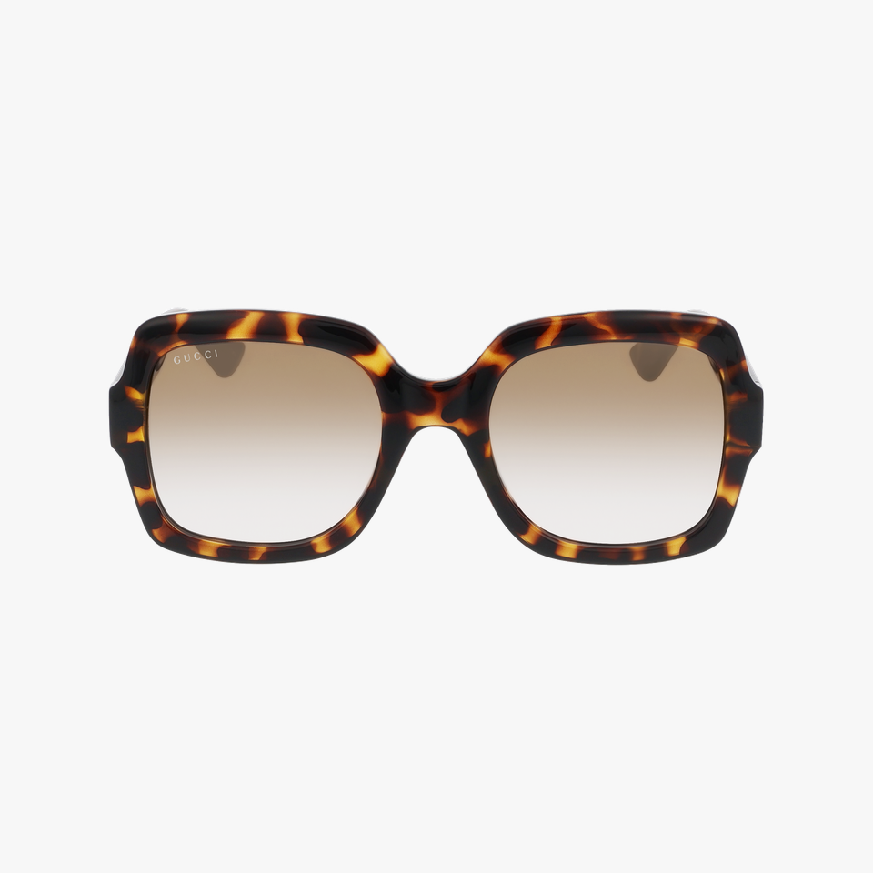 Lunettes de soleil homme GG1876S dorée/gris - Vue de face