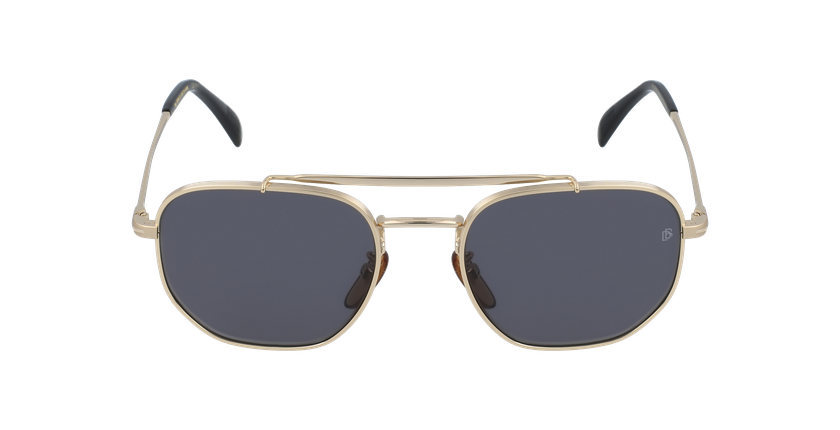 LUNETTES DE SOLEIL homme DB 1079/S doré - Vue de face