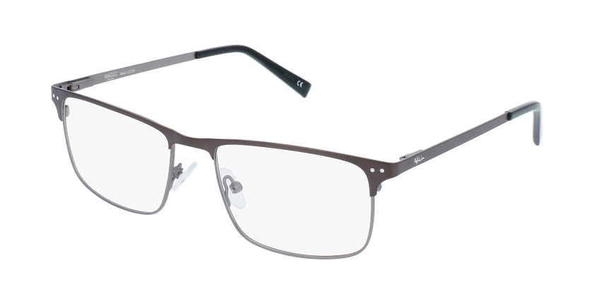 LUNETTES DE VUE homme MAGIC LEON marron/argenté - Vue de face