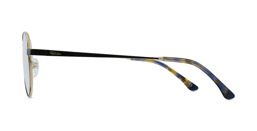 LUNETTES DE VUE MAGIC 70 noir/doré - Vue de côté