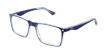 LUNETTES DE VUE enfant REFORM TEENAGER1 bleu/cristal - vue de 3/4